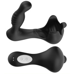 FUKR Plug prostatique rotatif avec sac à bourses Surround 10 x 3.4cm